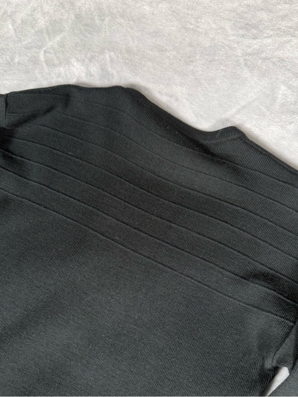 Vintage Hermans Sweater Mens M (Fits S) Slim Fit Wool Acrylic Black - Picture 4 of 7